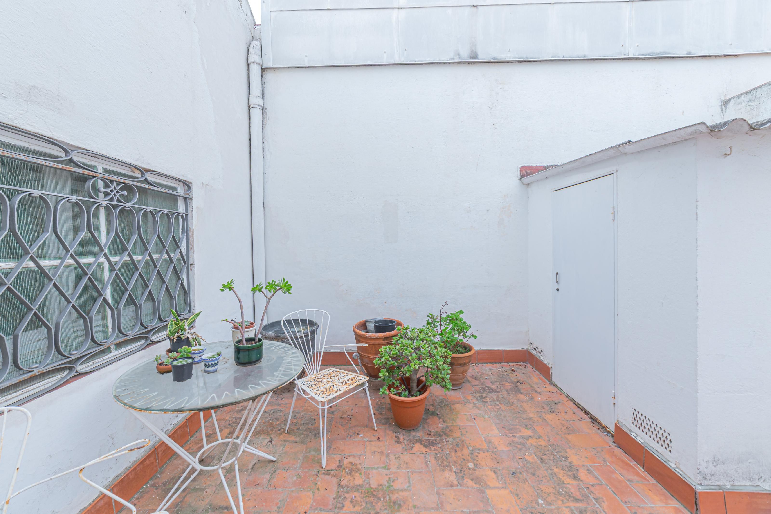 Terrace of Single-family semi-detached for sale in  Barcelona Capital  with Air Conditioner, Heating and Storage room