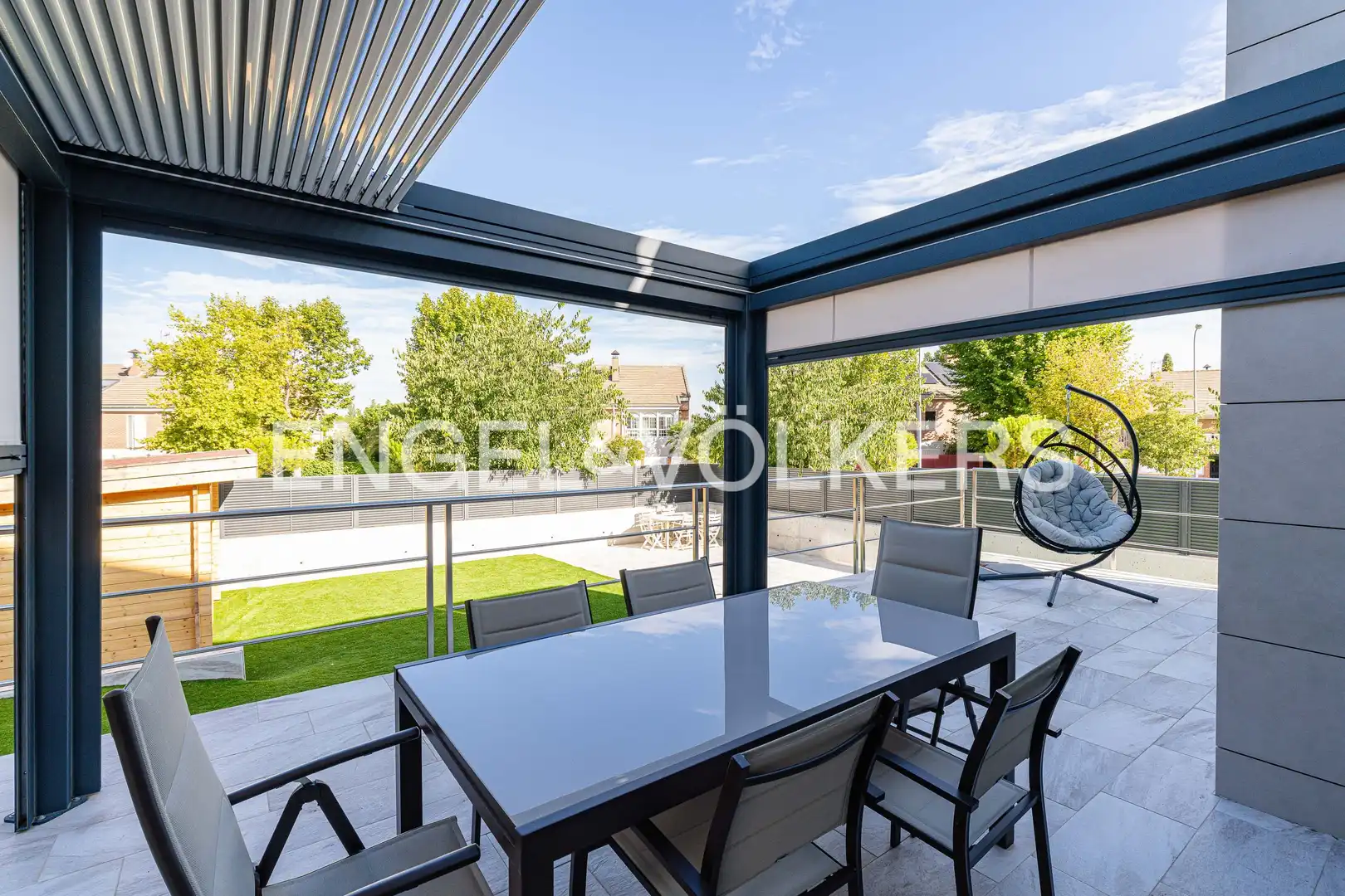 Terrassa de Casa o xalet en venda en Pozuelo de Alarcón amb Aire condicionat, Calefacció i Jardí privat
