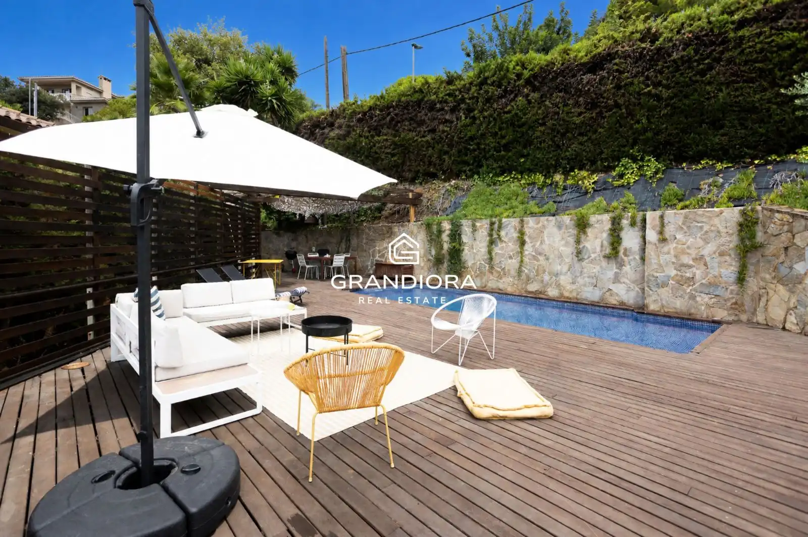 Terrace of Houses for rent in Alella  with Swimming Pool