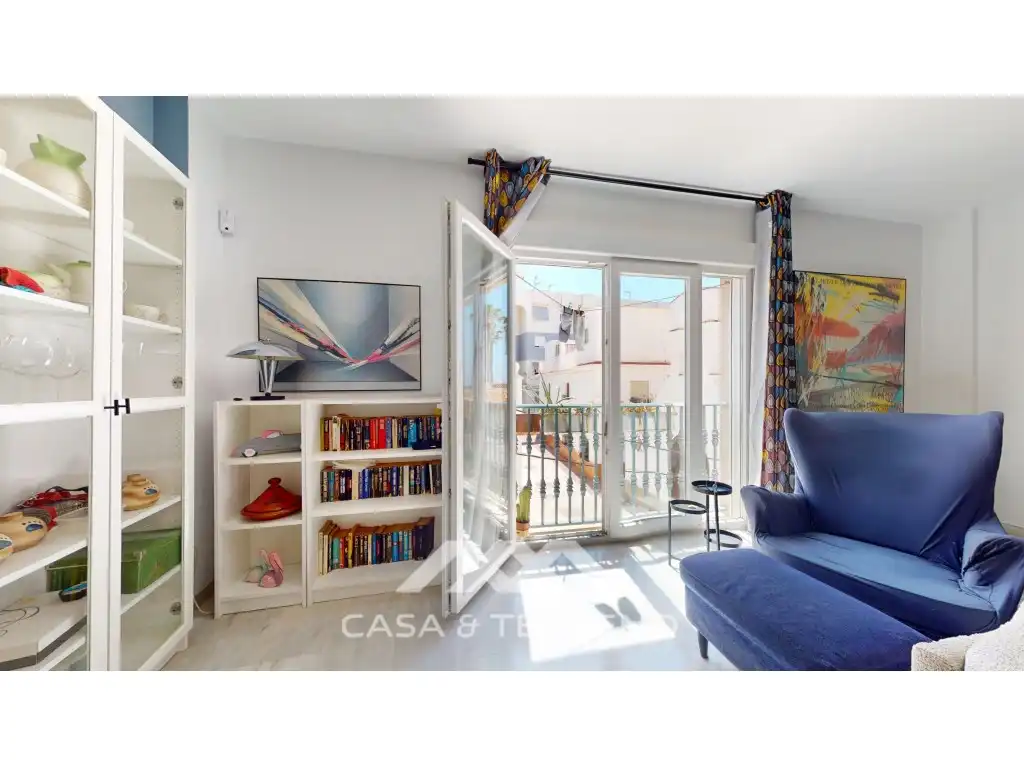 Sala de estar de Dúplex en venta en Algarrobo con Amueblado y Balcón