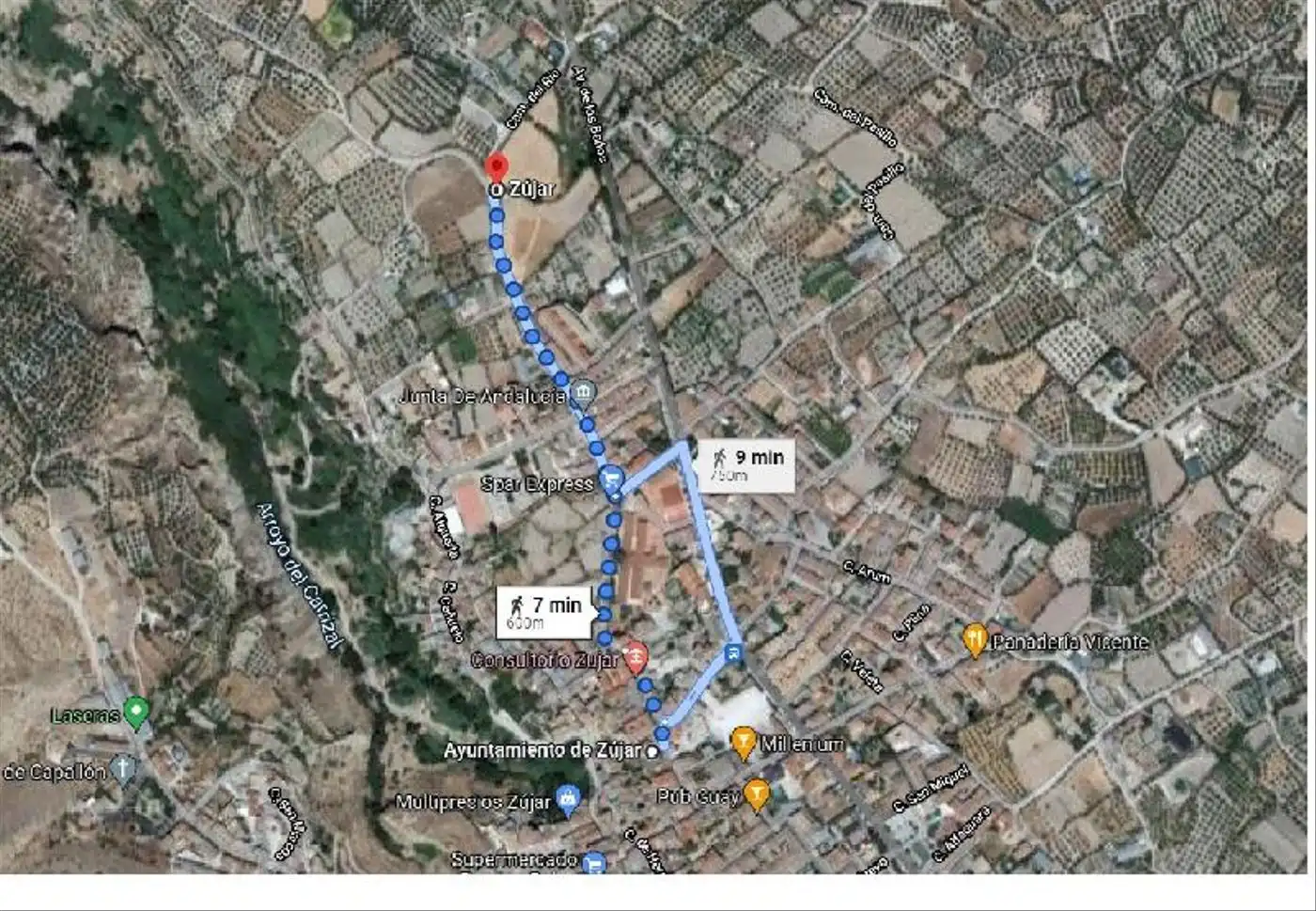 Vista exterior de Residencial en venda en Zújar