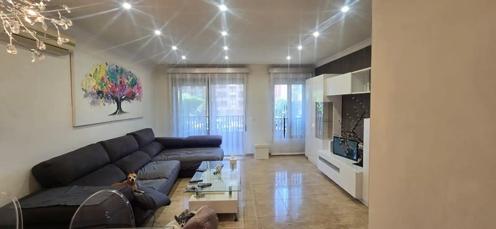 Wohnzimmer von Wohnung zum Verkauf in Valencia mit Klimaanlage, Heizung und Möbliert