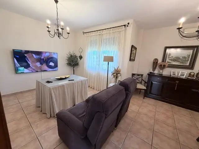 Sala de estar de Casa o chalet en venta en Palos de la Frontera con Aire acondicionado, Calefacción y Jardín privado