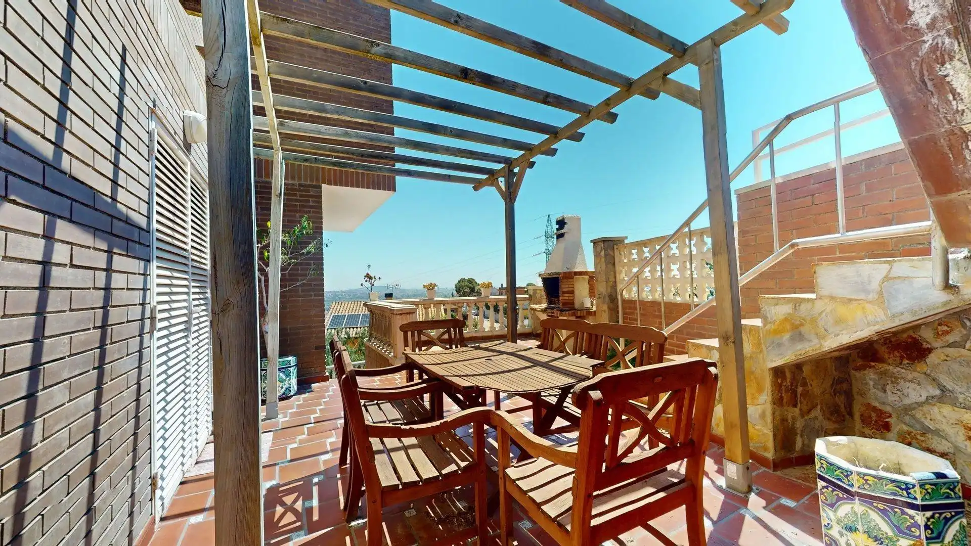Terrassa de Casa o xalet en venda en Sant Boi de Llobregat amb Aire condicionat, Calefacció i Jardí privat