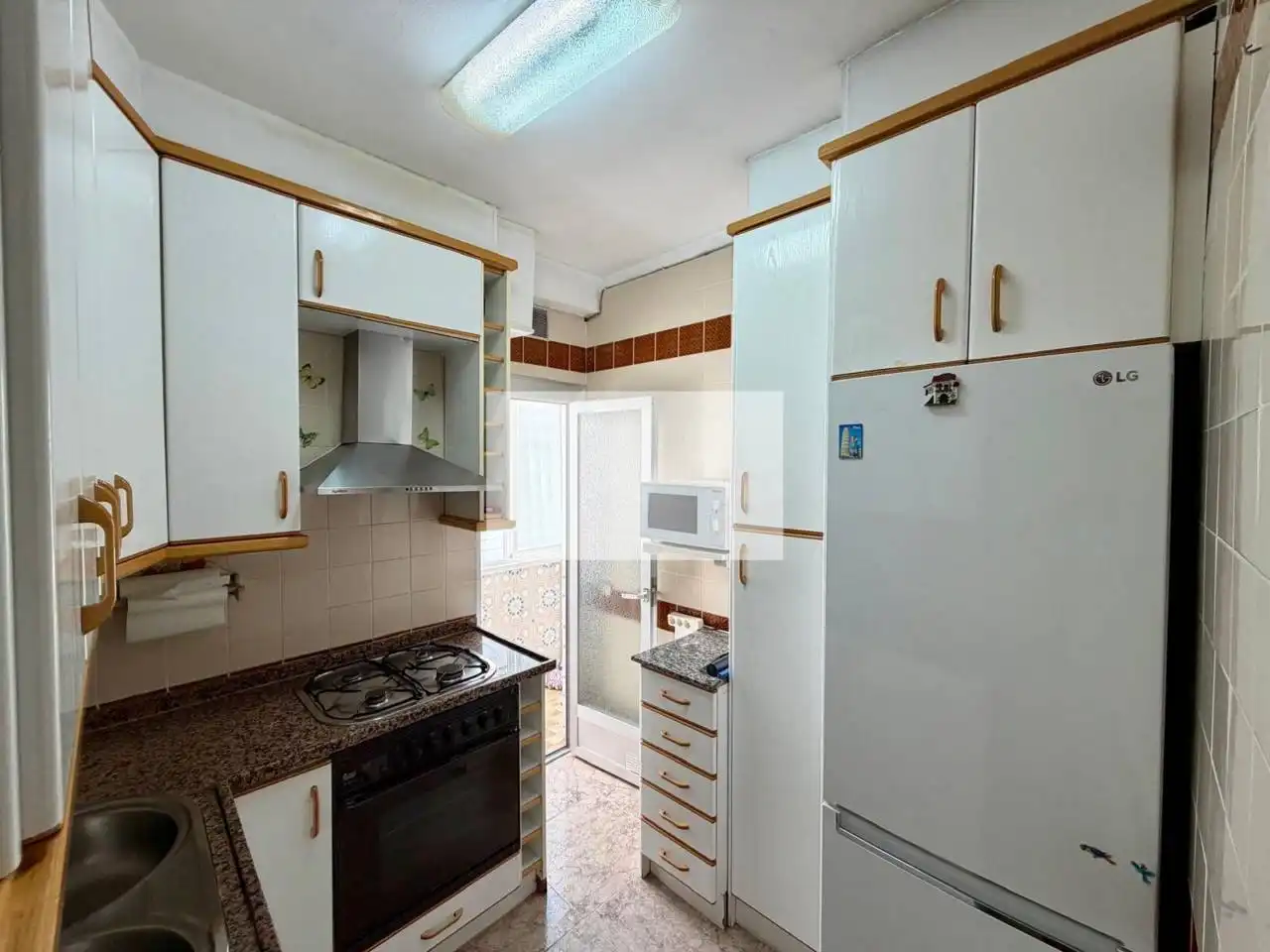 Kitchen of Flat for sale in Sabadell  with Air Conditioner, Heating and Balcony