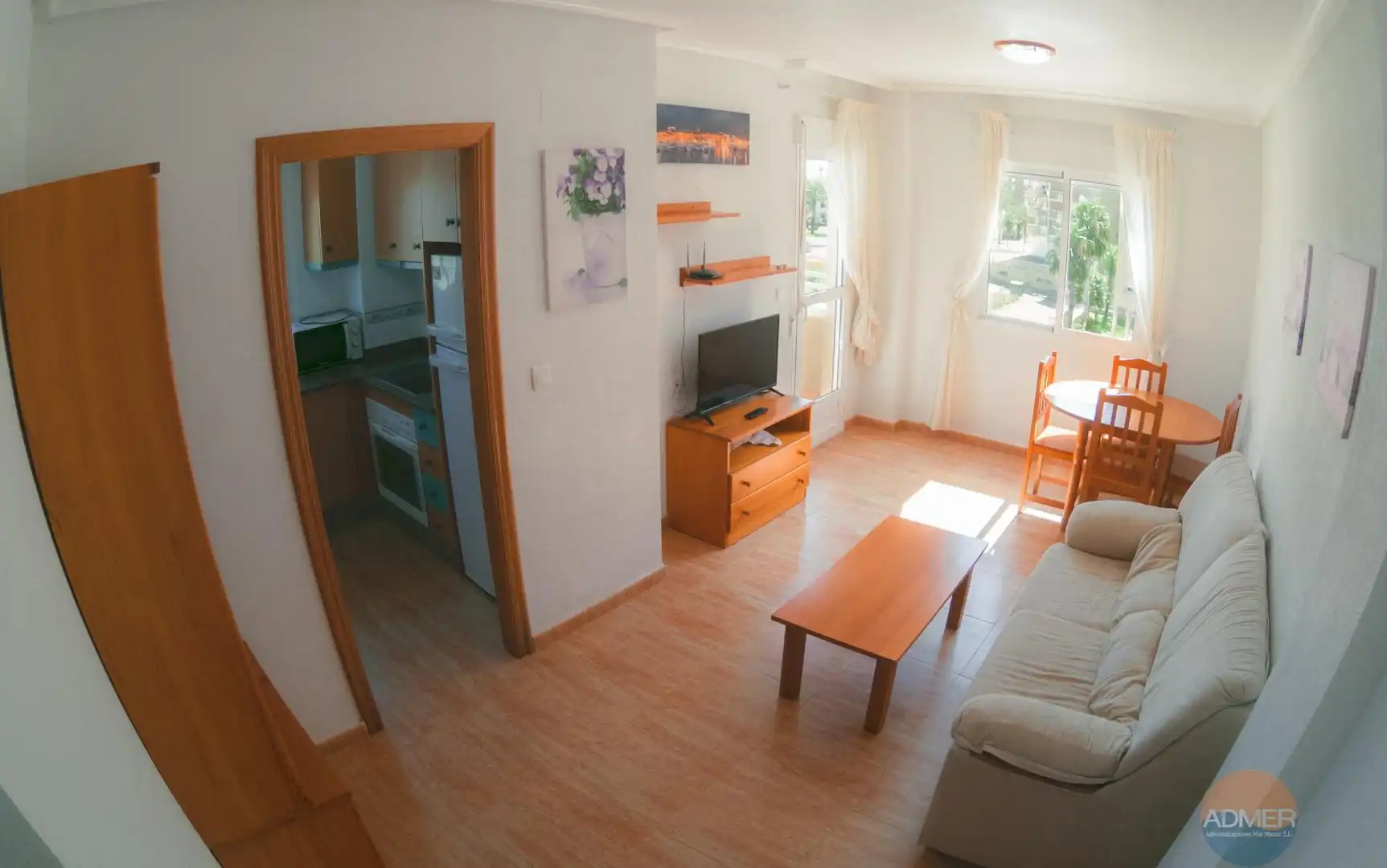 Living room of Apartments for sale in La Manga del Mar Menor  with Terrace, Furnished and Community pool