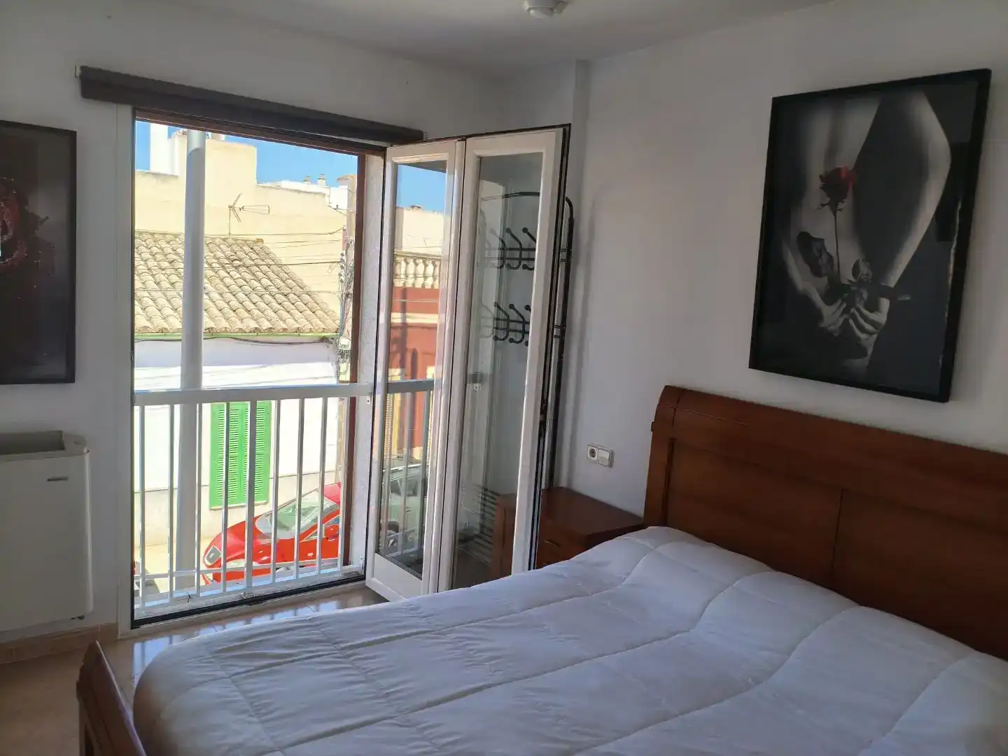 Schlafzimmer von Wohnung zum Verkauf in  Palma de Mallorca mit Klimaanlage und Balkon