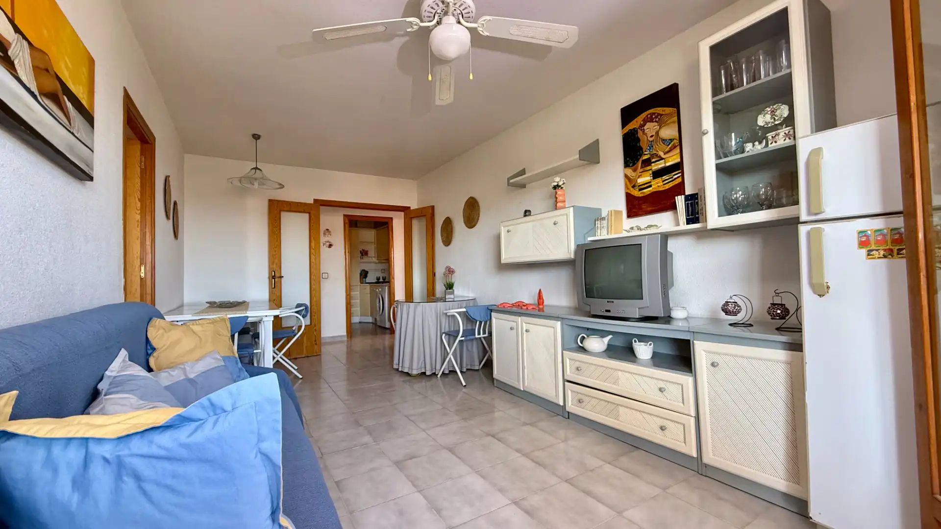 Wohnzimmer von Wohnung zum Verkauf in Mazarrón mit Abstellraum, Möbliert und Balkon