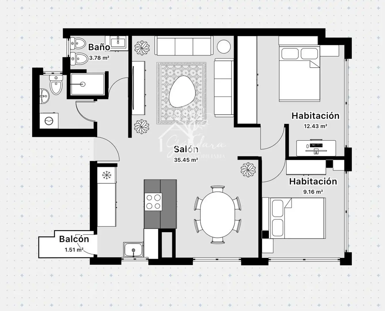 Flat with terrace for sale in Rubalcava, imagen 21