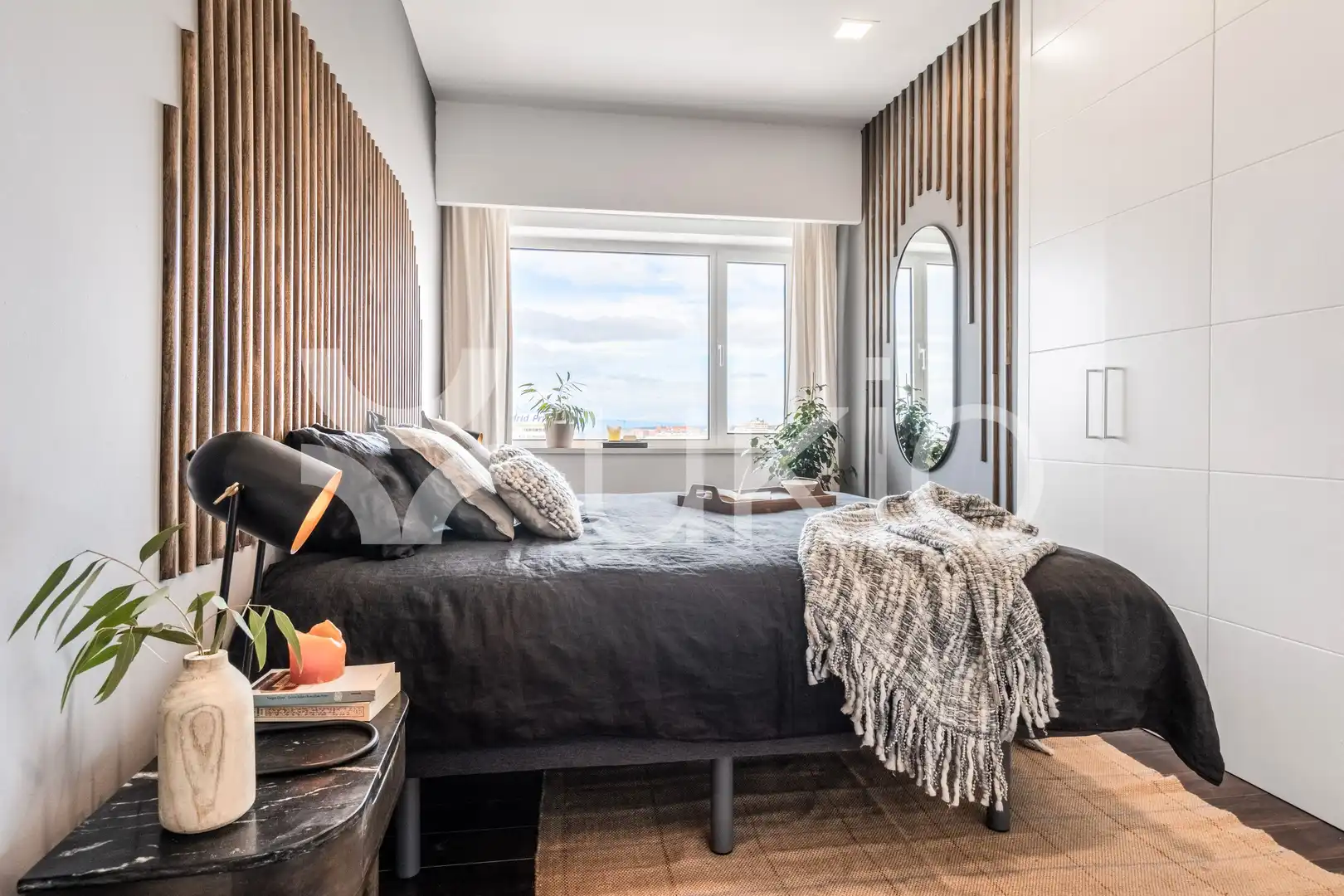 Bedroom of Apartments for rent in Madrid  with Air Conditioner, Heating and Furnished