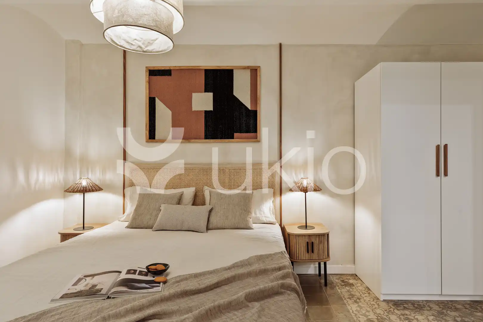 Habitación de Apartamento de alquiler en Barcelona con Aire acondicionado, Calefacción y Amueblado