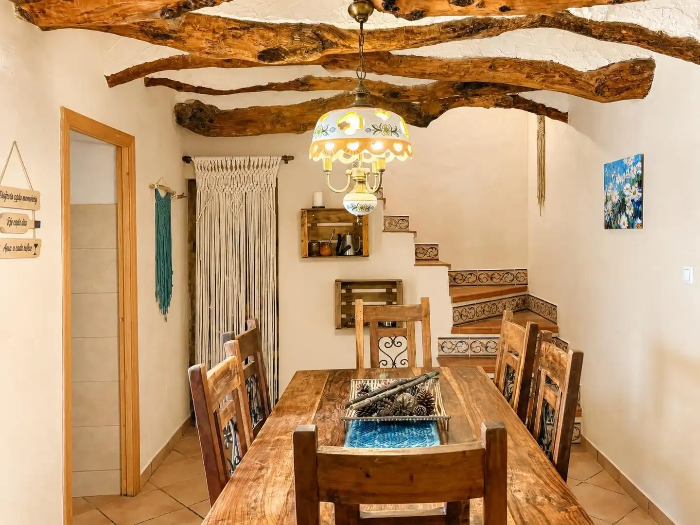 Menjador de Casa o xalet en venda en Aspe amb Jardí privat, Terrassa i Traster