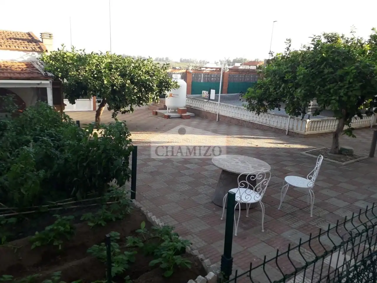 Terraza de Casa o chalet en venta en Villar de Rena con Aire acondicionado, Calefacción y Jardín privado