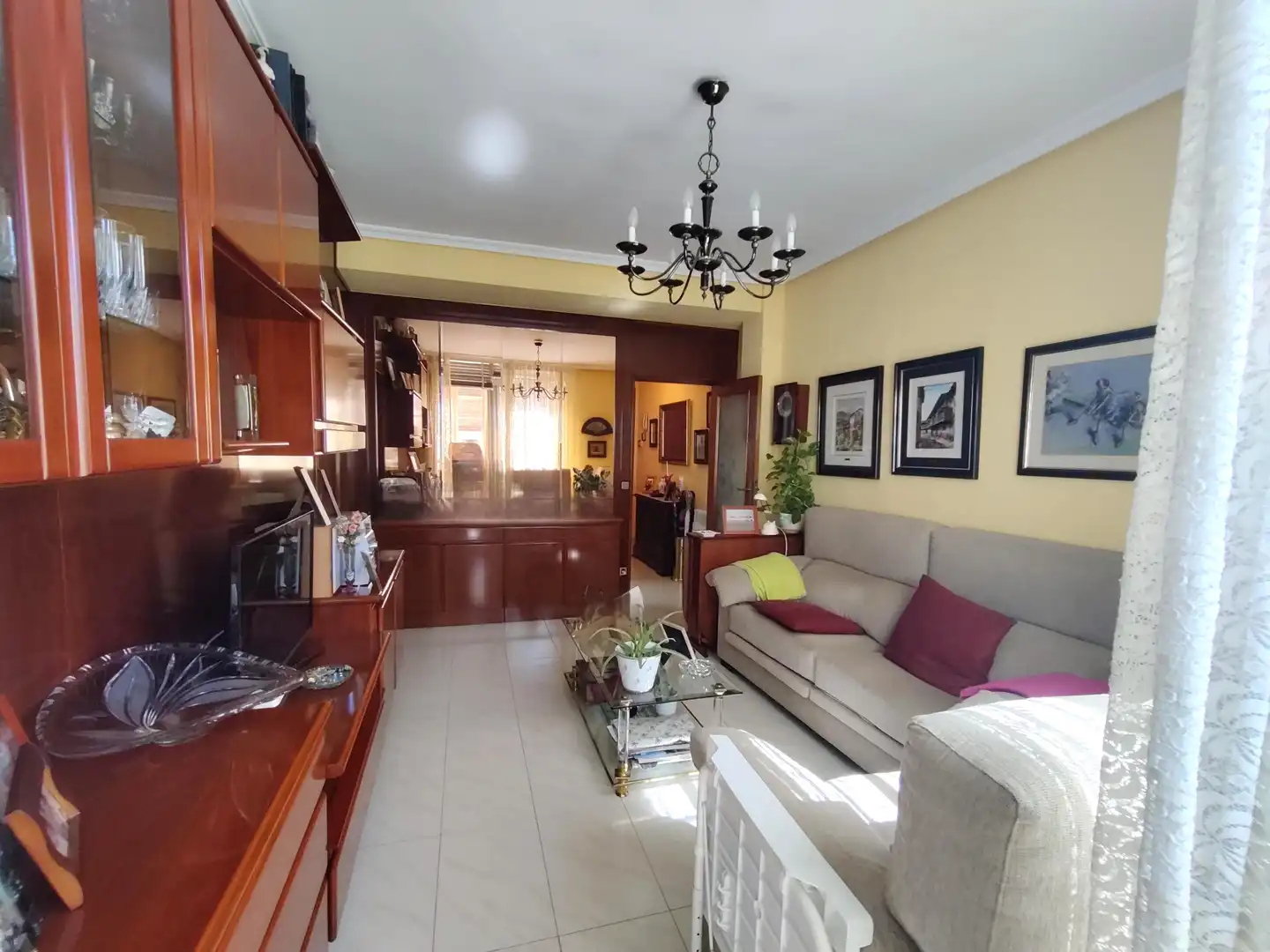 Sala de estar de Piso en venta en Madrid con Calefacción, Jardín privado y Terraza