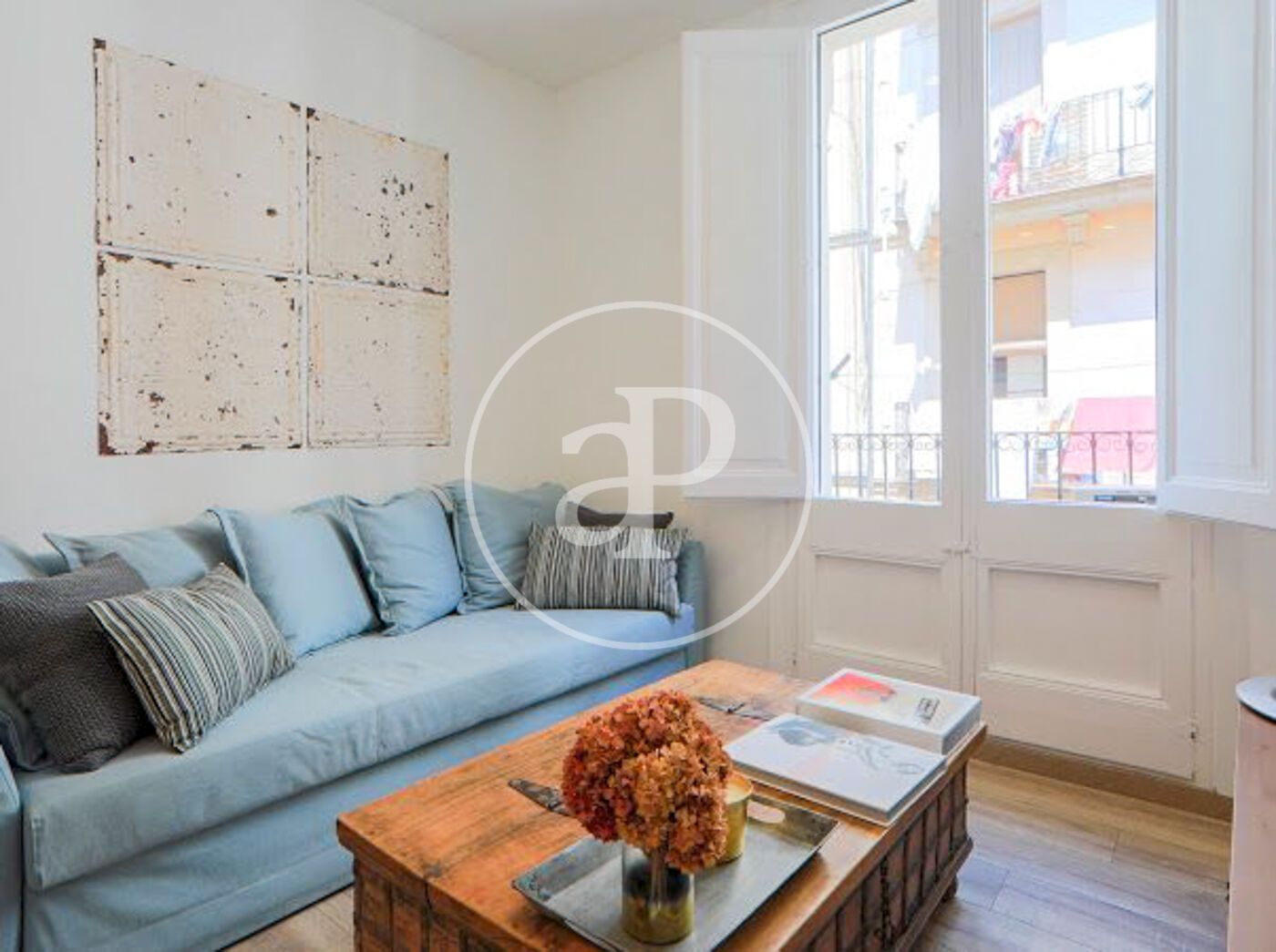 Living room of Flat to rent in  Barcelona Capital  with Air Conditioner, Heating and Furnished