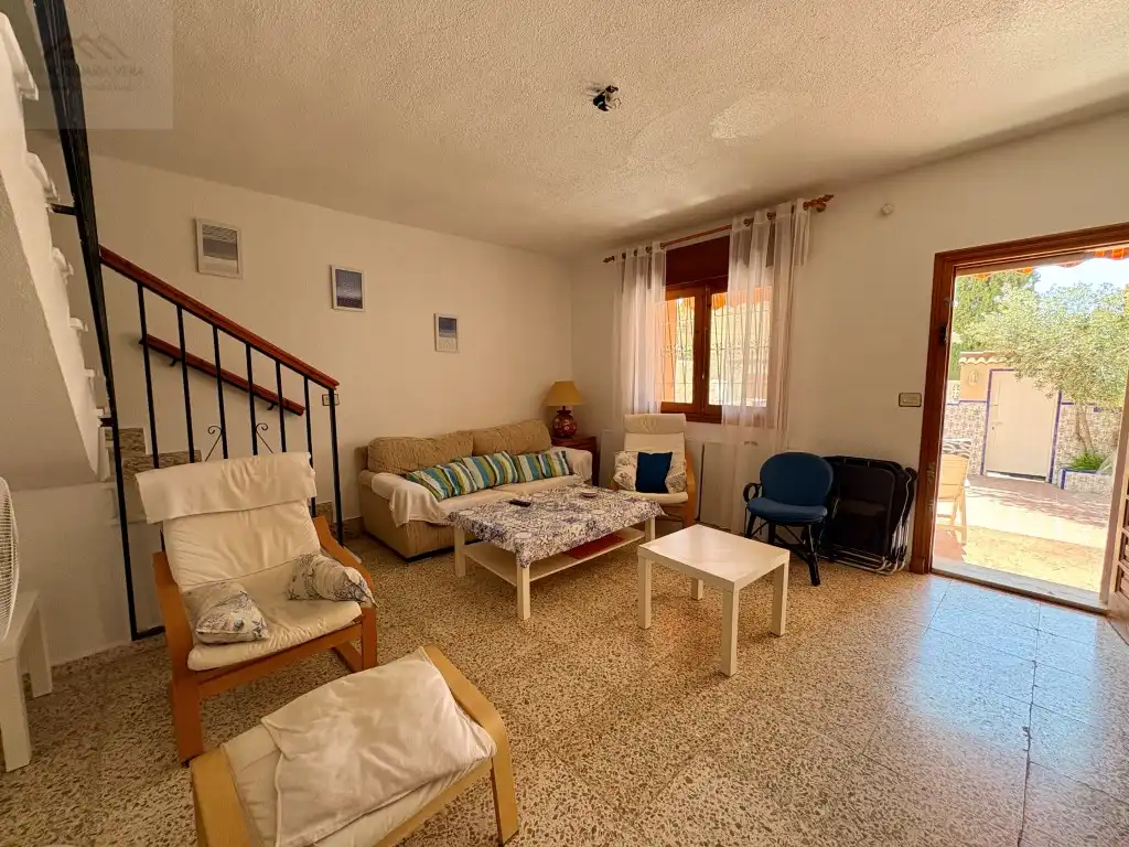 Sala de estar de Dúplex de alquiler en Mazarrón con Terraza, Amueblado y Lavadora