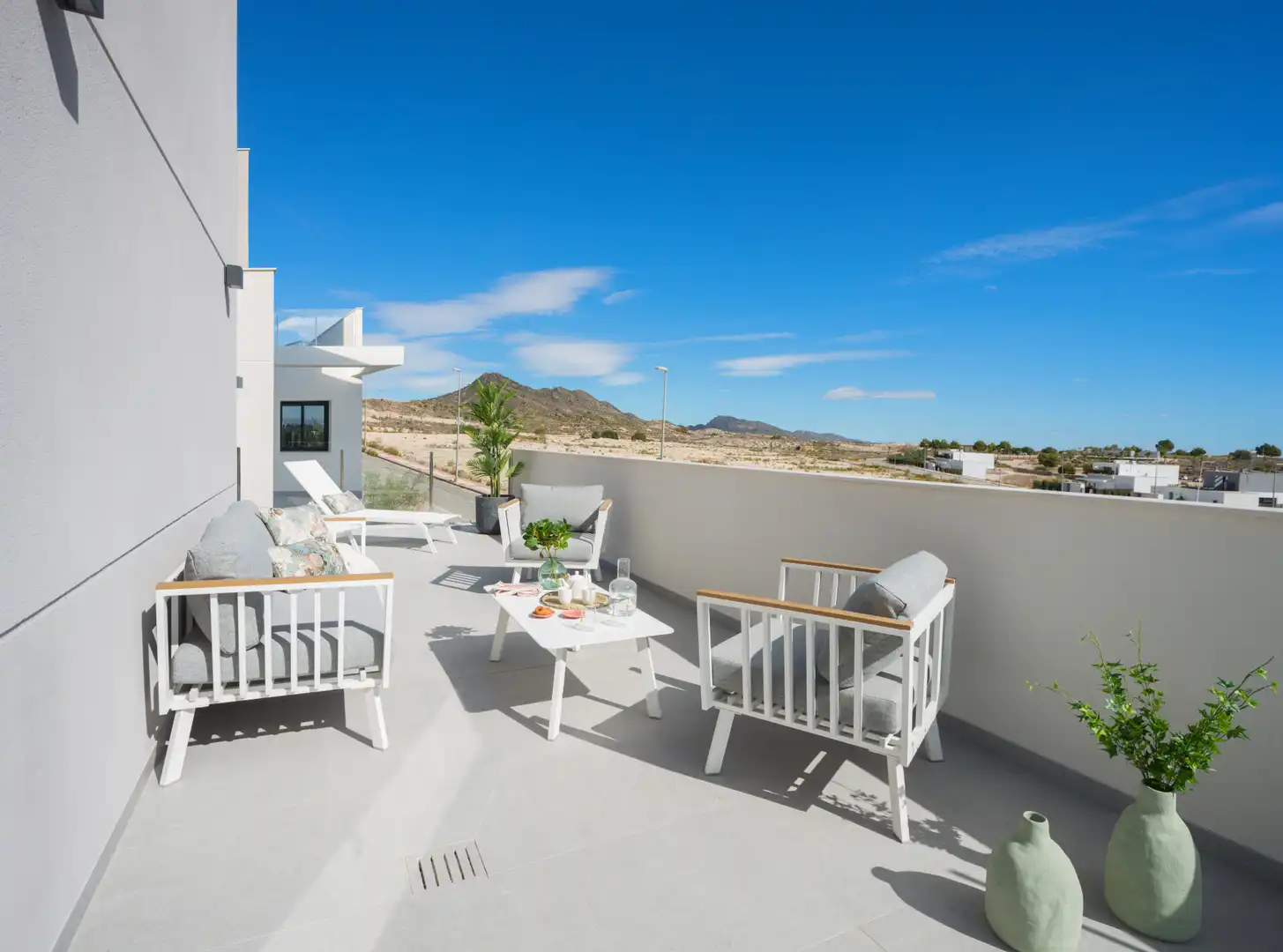 Terraza de Casa adosada en venta en Murcia con Aire acondicionado, Jardín privado y Terraza