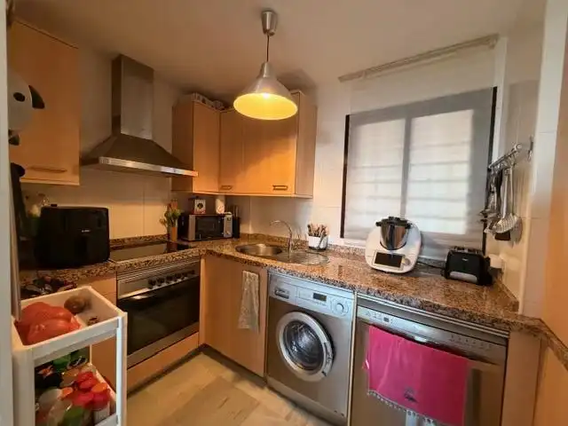 Kitchen of Apartments for sale in Mijas  with Air Conditioner, Heating and Private garden
