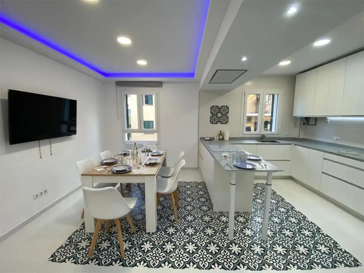 Cocina de Piso de alquiler en Sóller con Aire acondicionado, Amueblado y Balcón