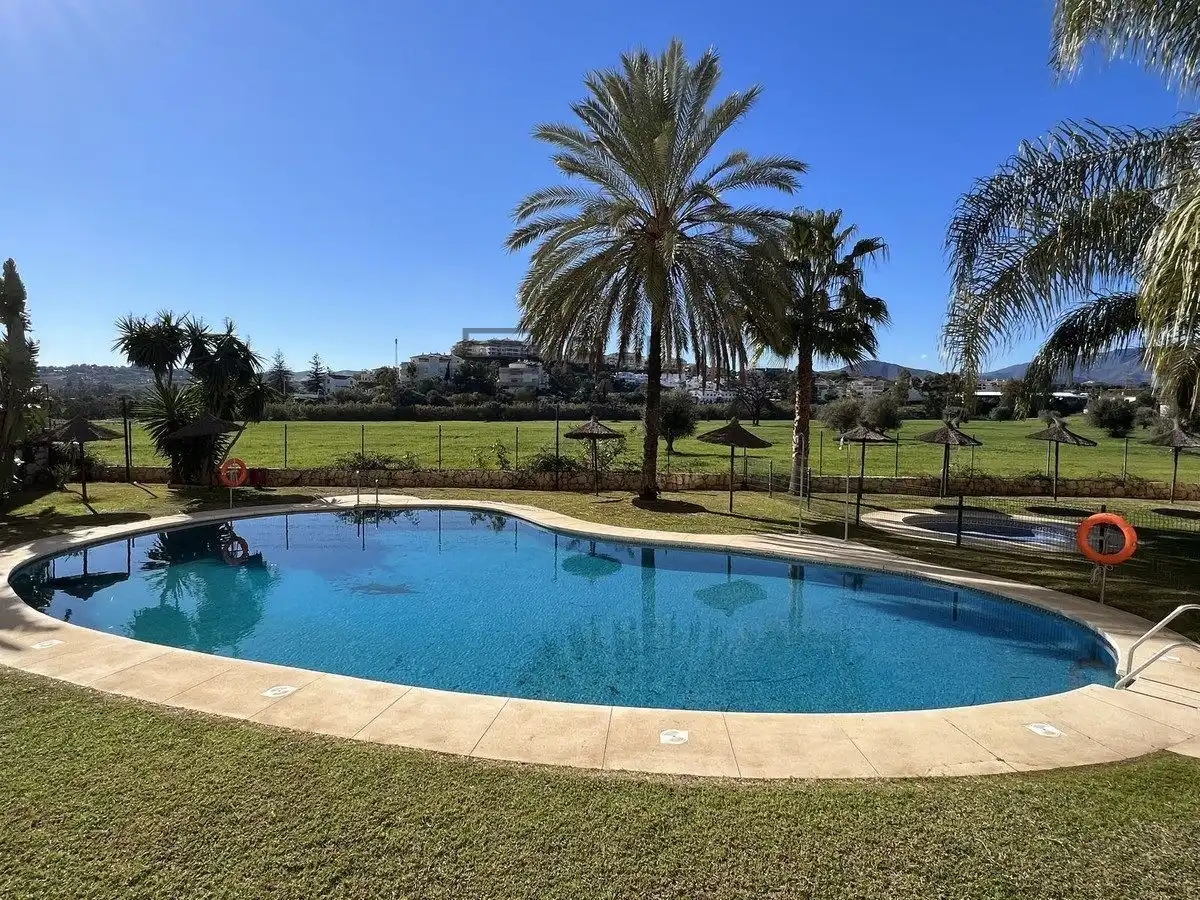 Swimming pool of Flat for sale in Mijas  with Air Conditioner, Terrace and Storage room