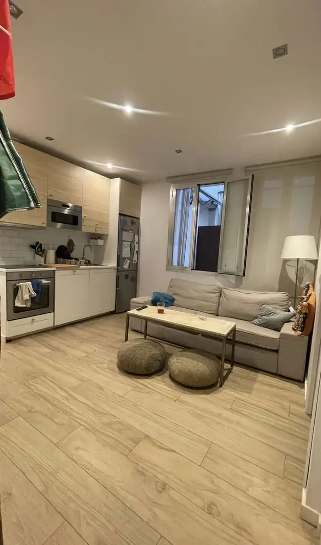 Sala d'estar de Apartament per a compartir en  Madrid Capital amb Aire condicionat, Calefacció i Terrassa