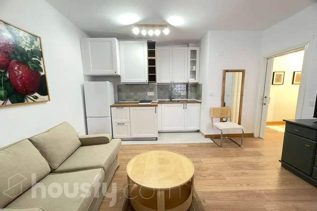 Kitchen of Flat for rent in Madrid  with Air Conditioner, Heating and Parquet flooring