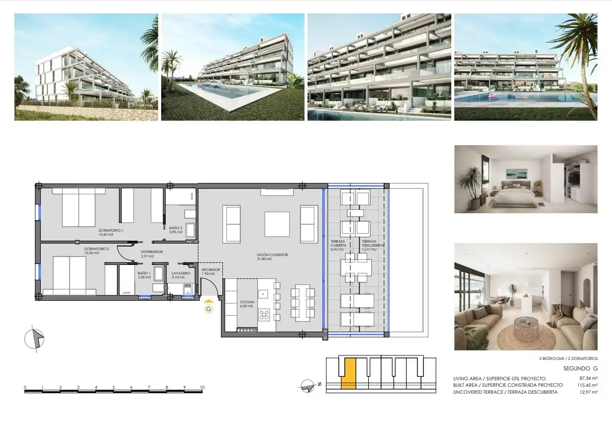 Apartament amb terrassa en venda a Mar Menor de Cartagena – Cabo de Palos, imagen 45
