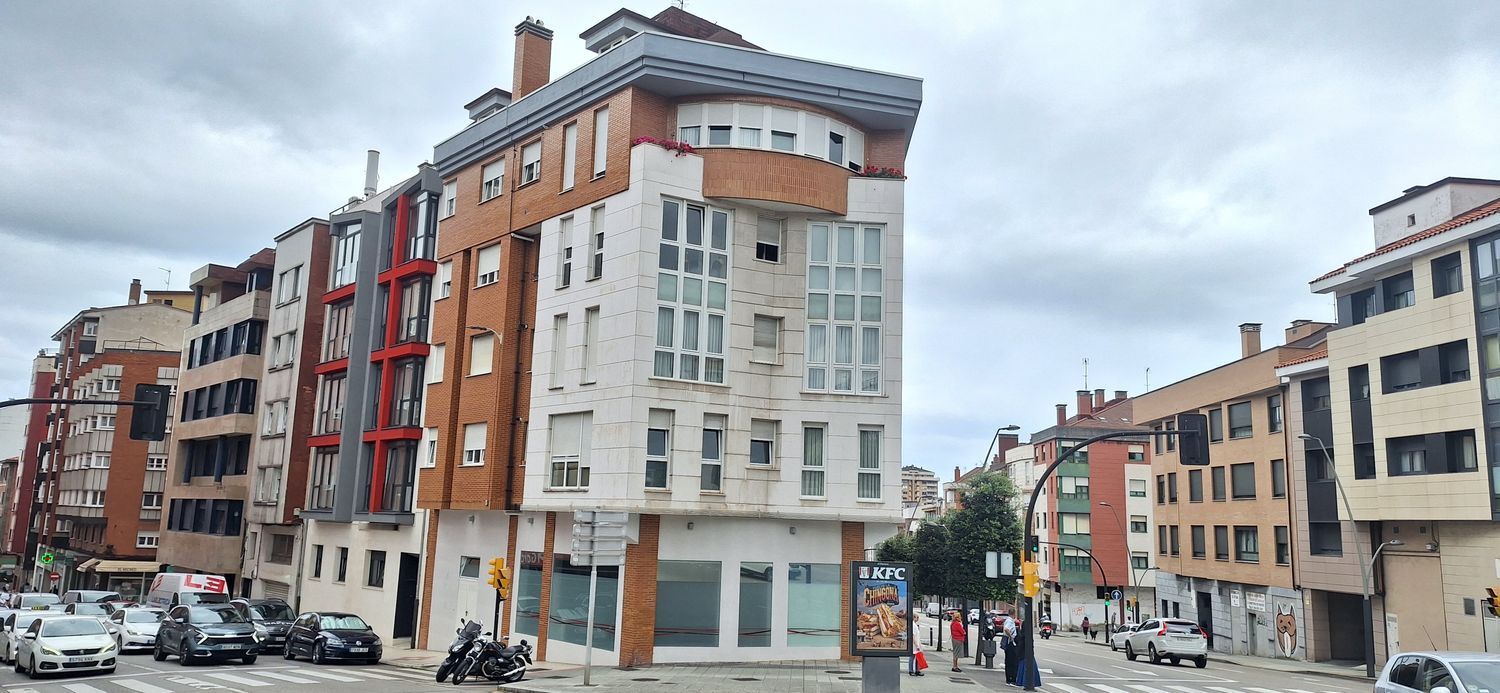 Exterior view of Flat for sale in Gijón   with Heating, Storage room and Swimming Pool