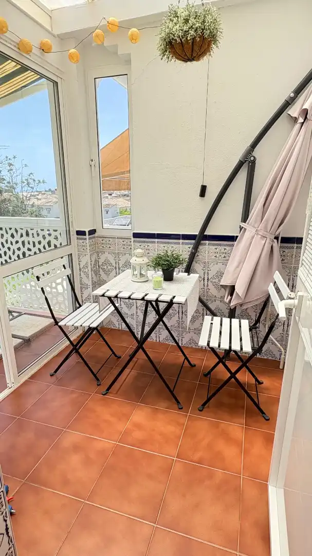 Terrasse von Wohnung zur Miete in Torrox mit Terrasse, Möbliert und Ofen