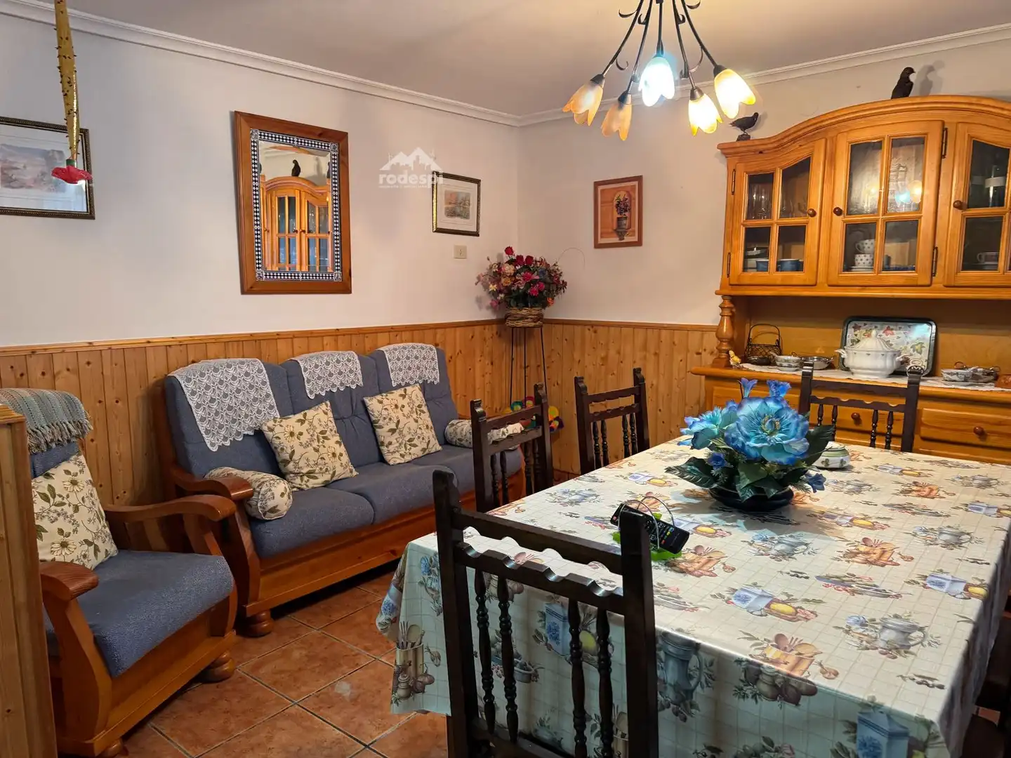Comedor de Casa o chalet en venta en A Teixeira  con Trastero y Amueblado