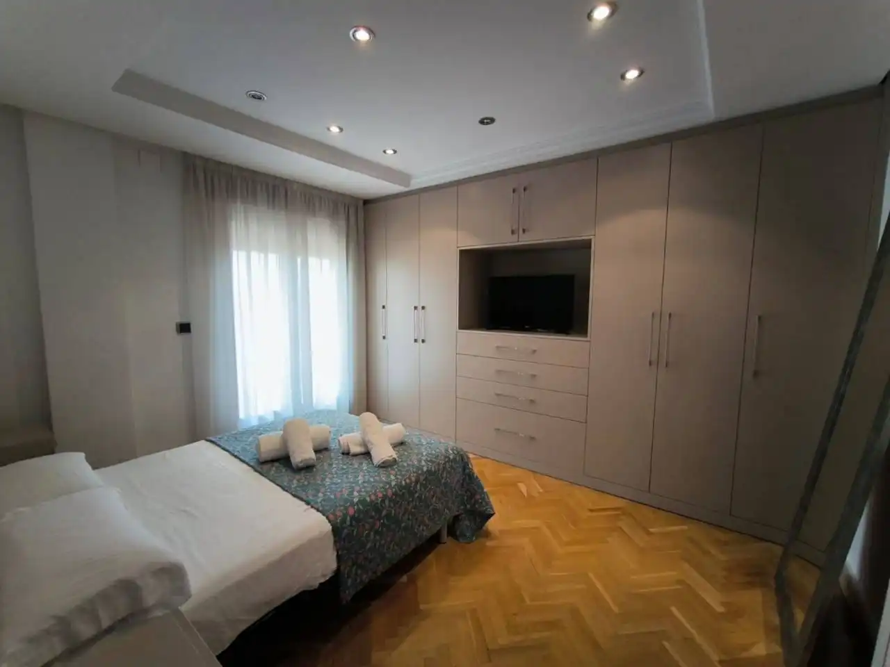 Schlafzimmer von Wohnung zum Verkauf in Albacete mit Klimaanlage, Heizung und Parkett