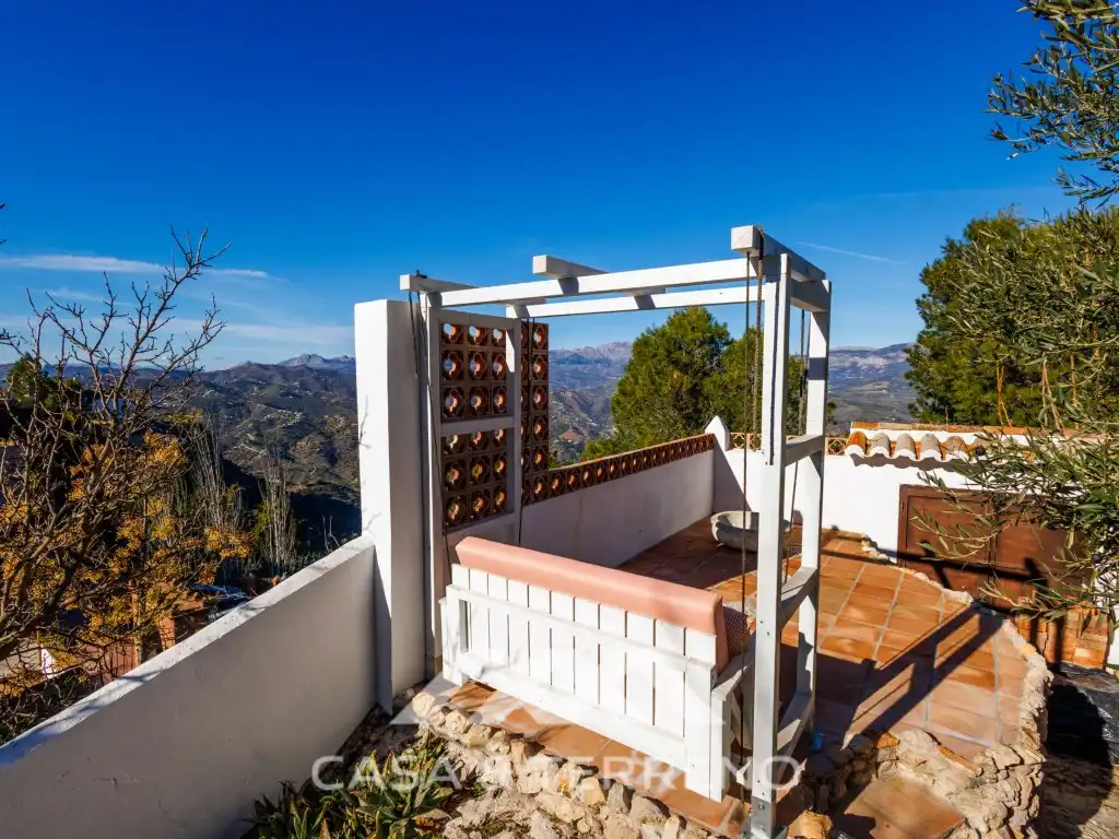 Terraza de Casa o chalet en venta en Comares con Aire acondicionado, Jardín privado y Terraza