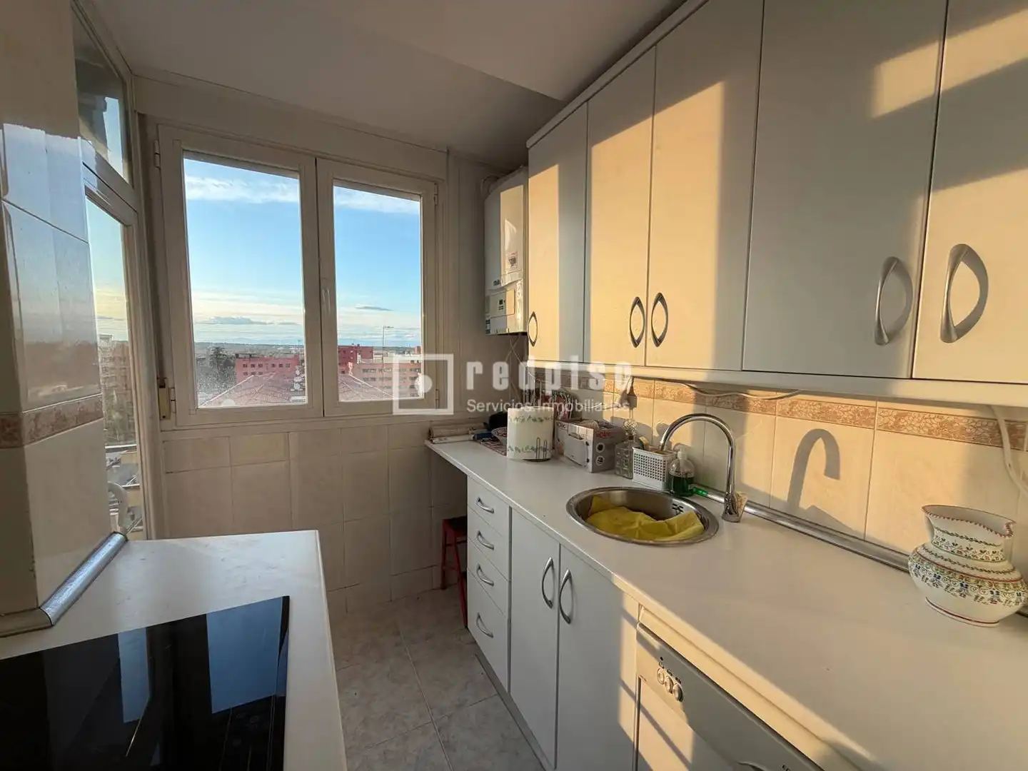 Cocina de Piso en venta en Madrid con Calefacción, Jardín privado y Parquet