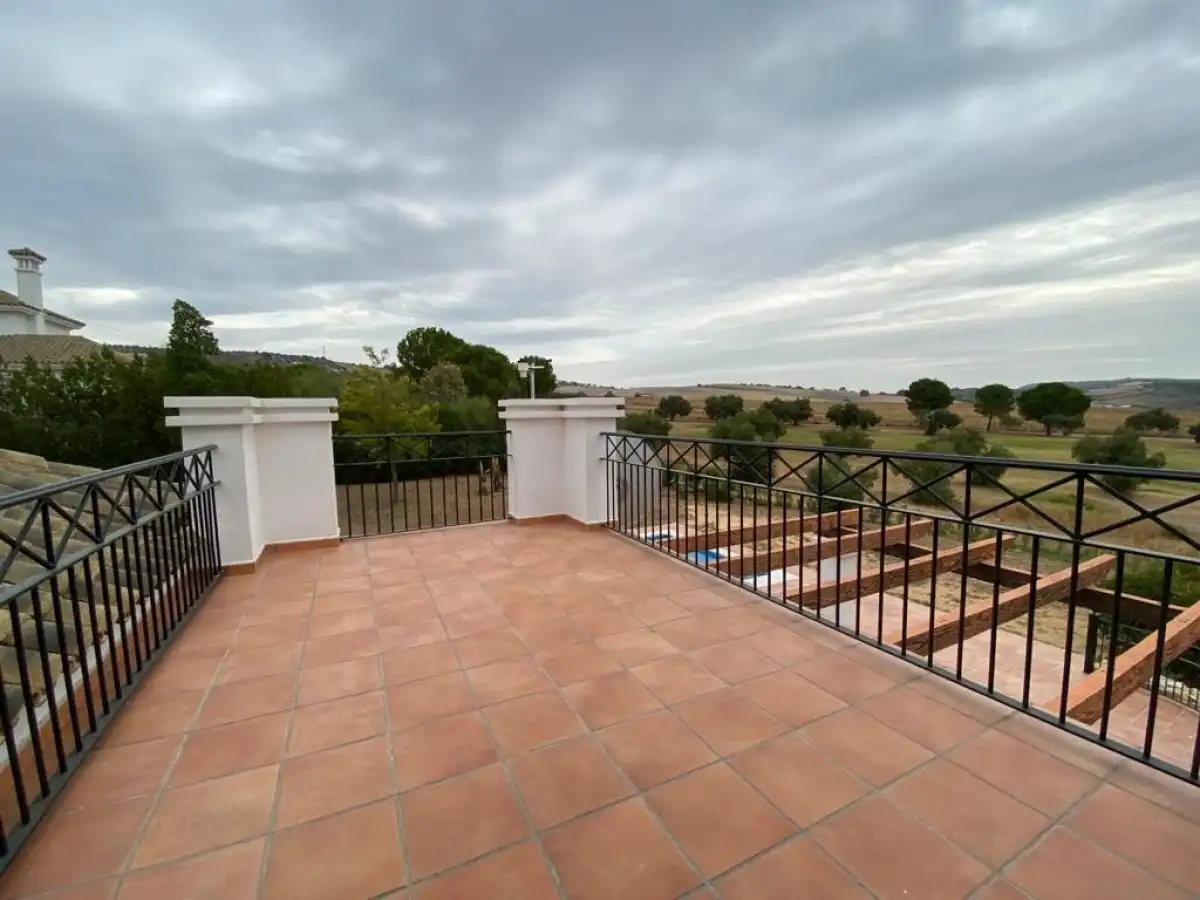 Terrassa de Casa o xalet en venda en Arcos de la Frontera amb Aire condicionat, Calefacció i Jardí privat