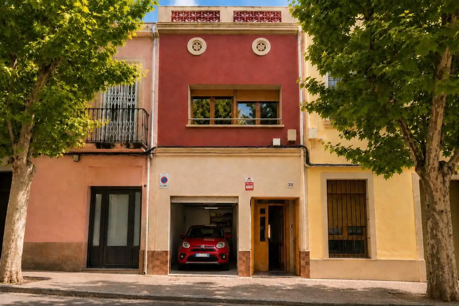 Vista exterior de Casa o xalet en venda en Badalona amb Aire condicionat, Calefacció i Jardí privat
