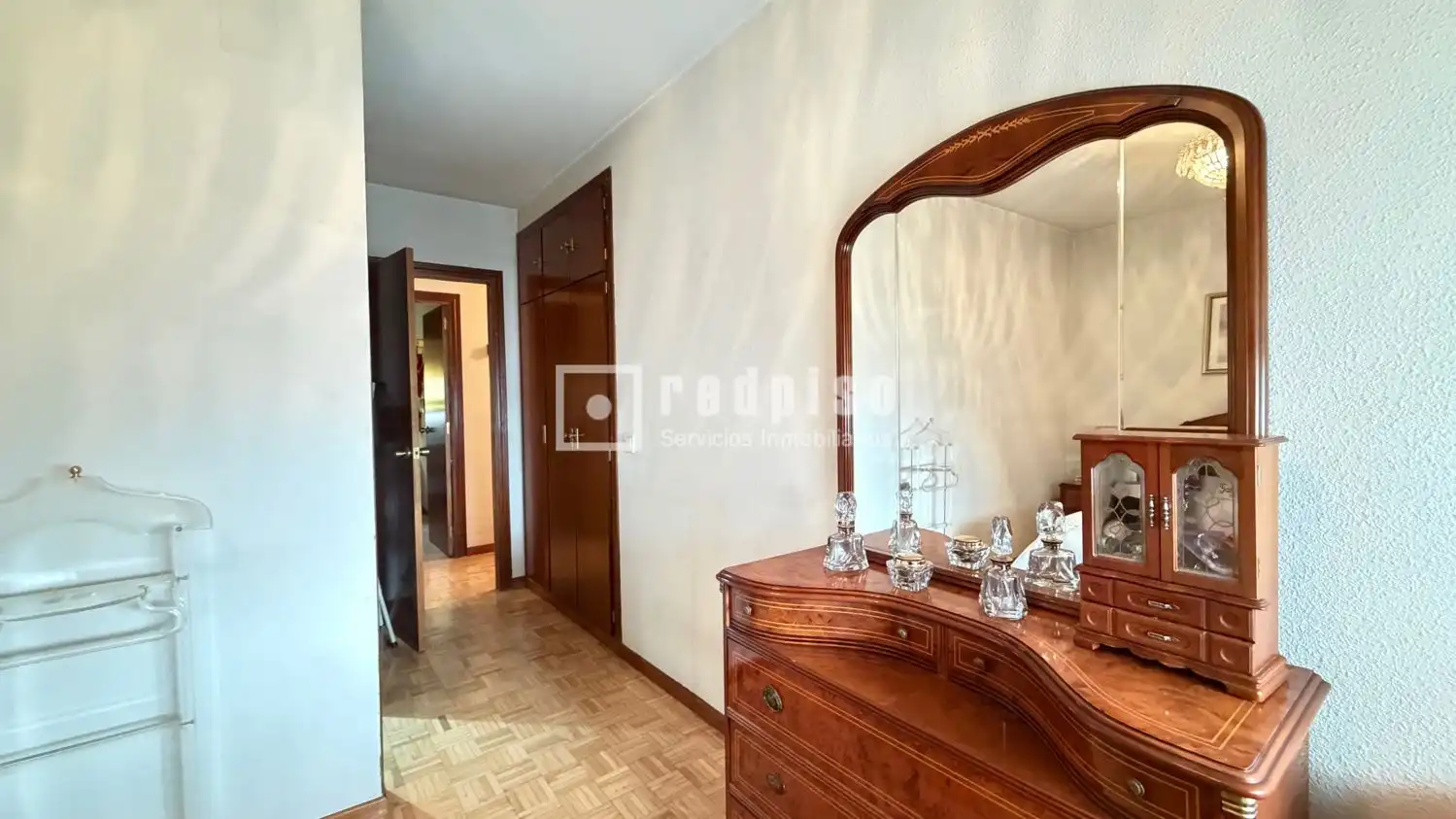 Bedroom of Flat for sale in Leganés  with Heating, Parquet flooring and Terrace