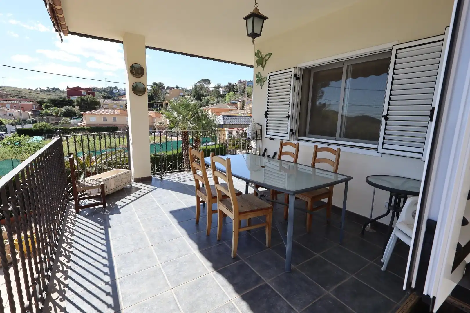 Terraza de Casa o chalet en venta en Chiva con Aire acondicionado, Calefacción y Jardín privado