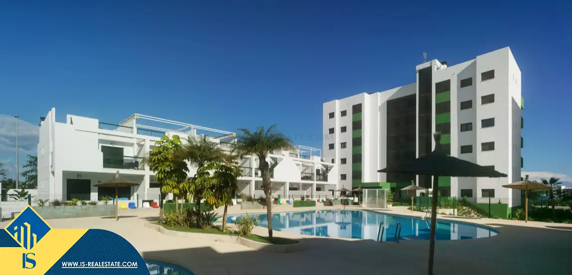 Piscina de Apartamento en venta en Pilar de la Horadada con Terraza, Amueblado y Piscina comunitaria