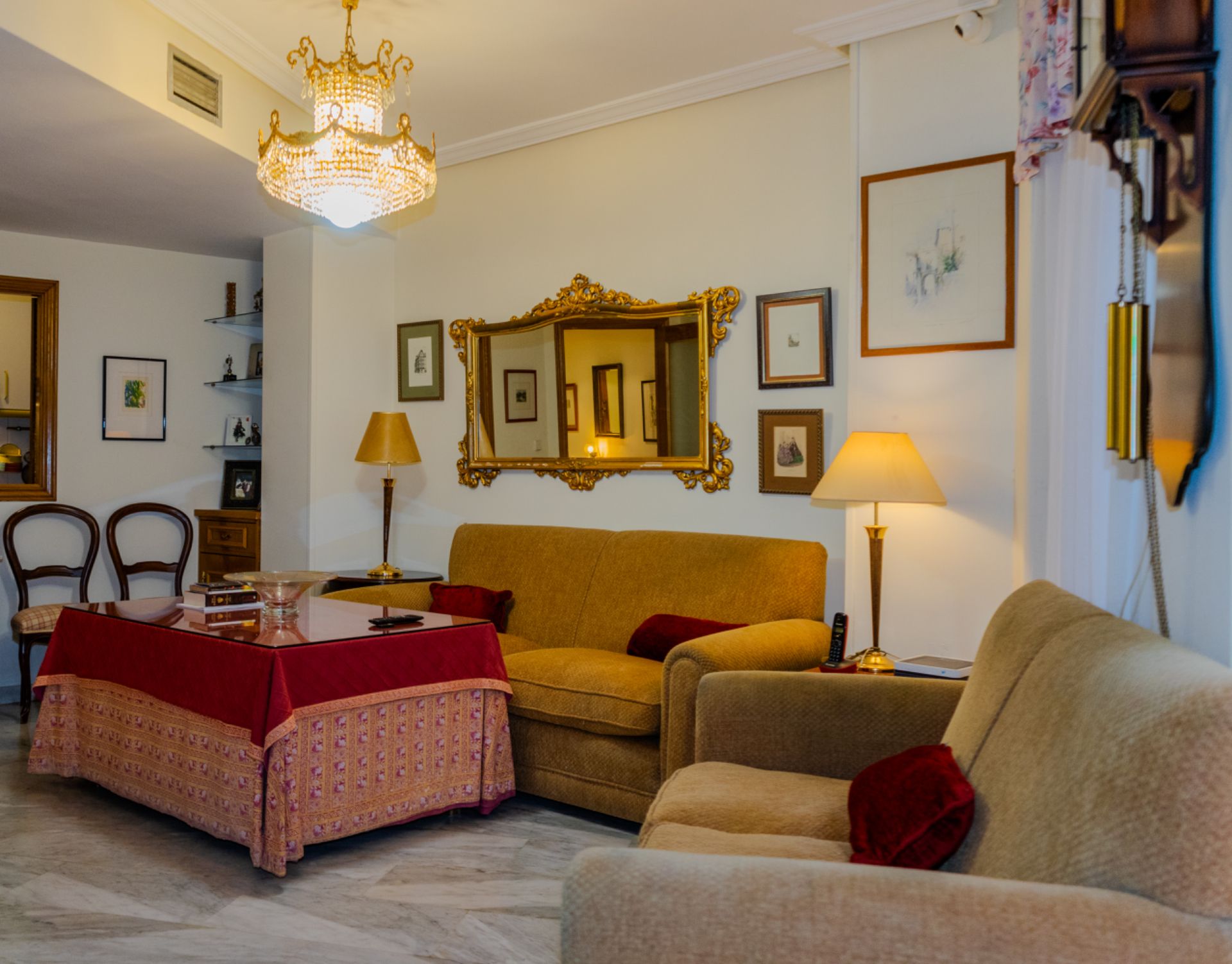 Living room of Flat for sale in  Murcia Capital  with Air Conditioner, Storage room and Furnished