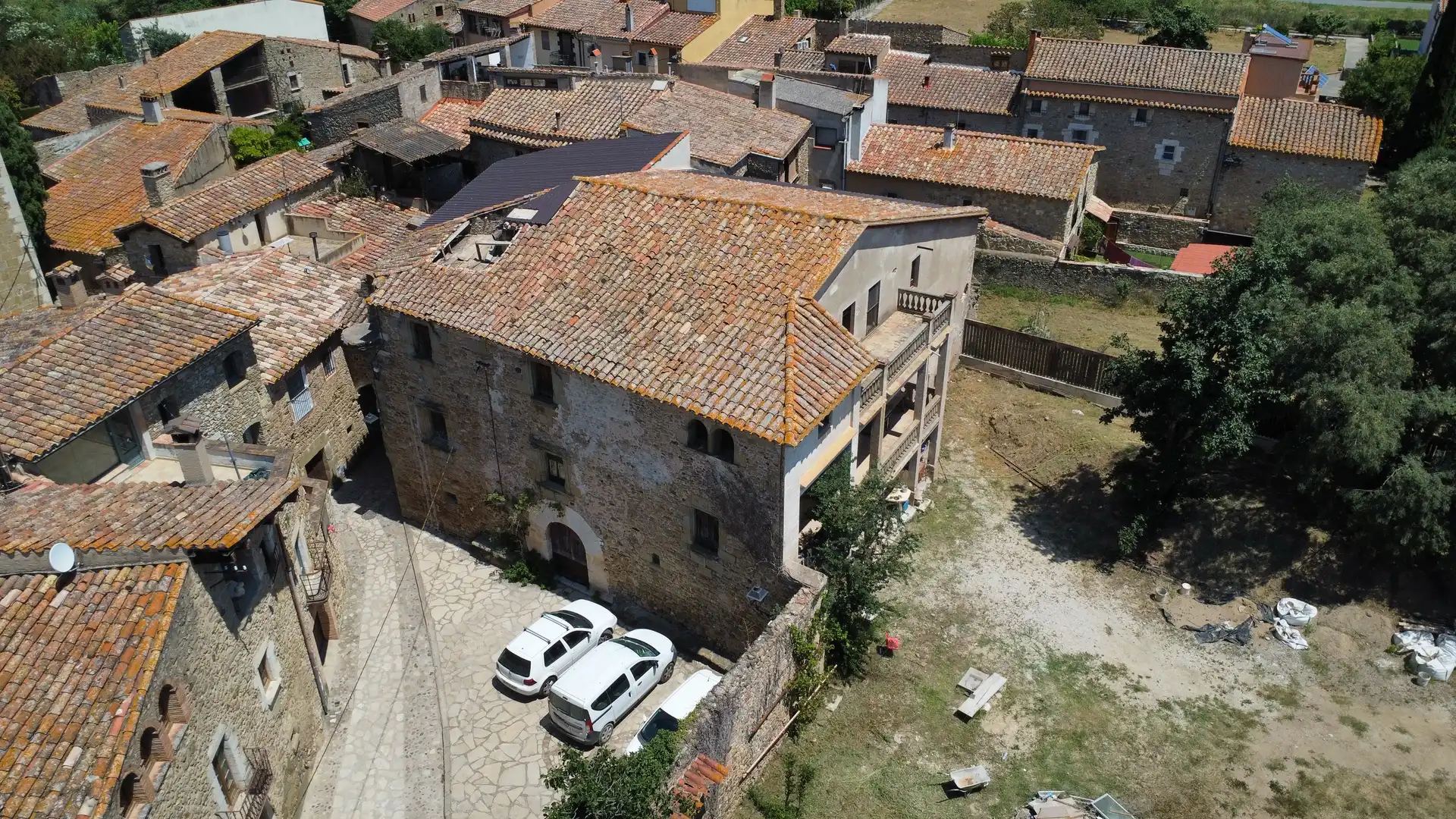 Exterior view of Country homes for sale in Flaçà  with Private garden, Terrace and Alarm