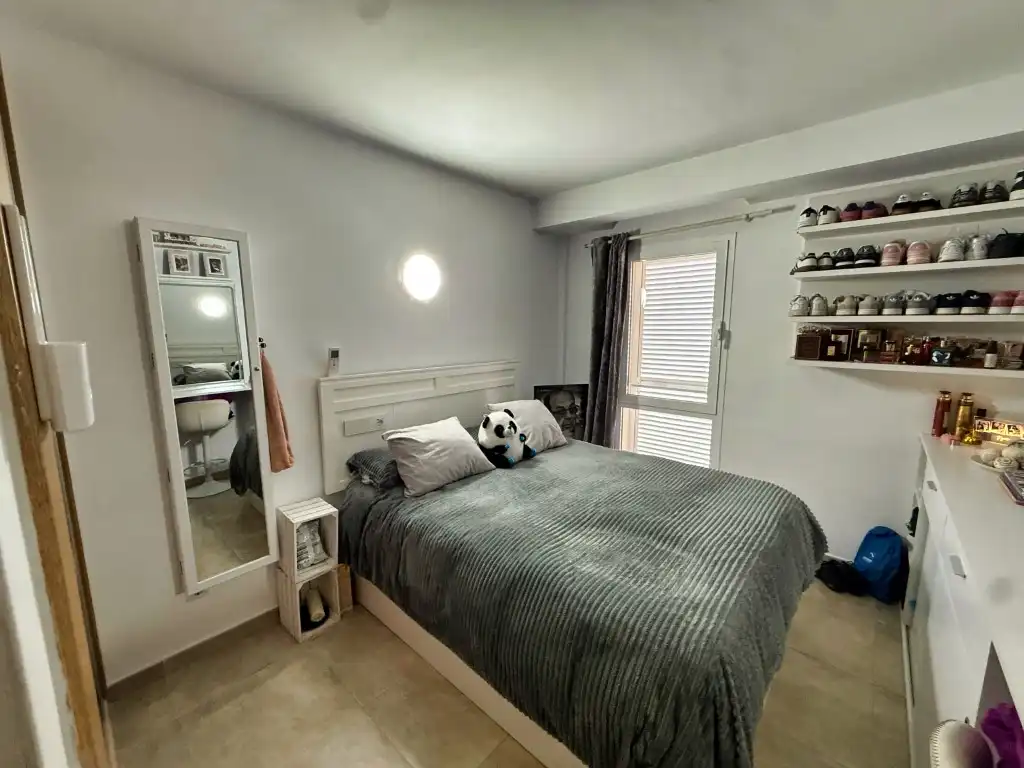 Schlafzimmer von Einfamilien-Reihenhaus zum Verkauf in  Palma de Mallorca mit Klimaanlage, Terrasse und Möbliert