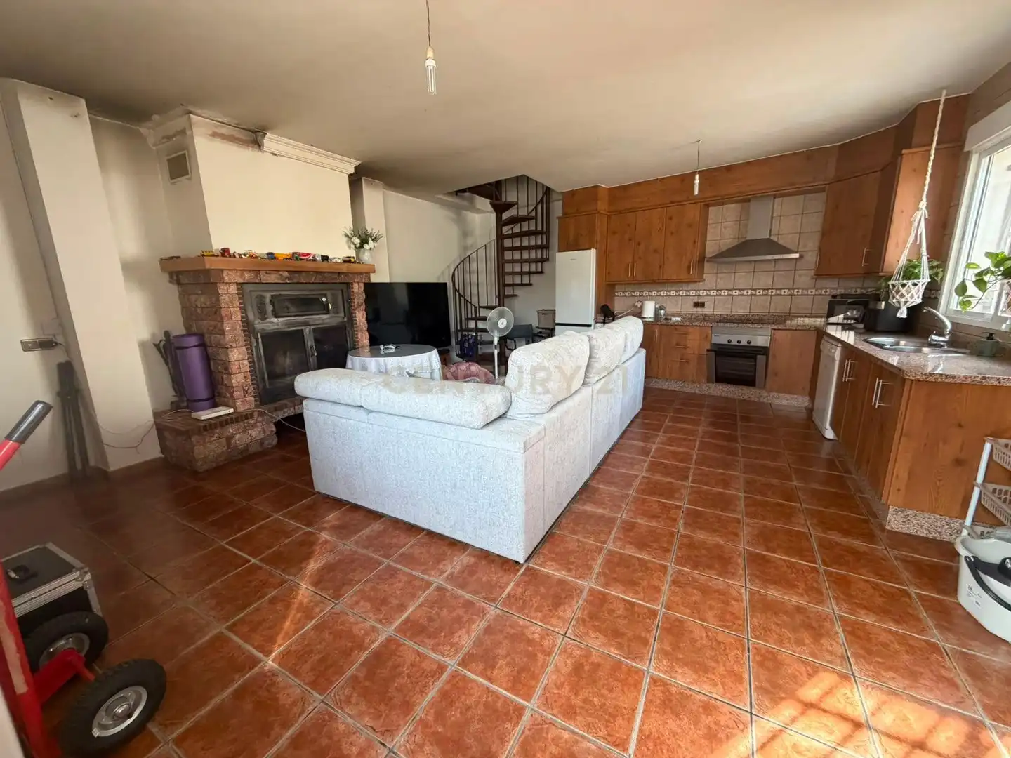 Sala d'estar de Apartament en venda en Valle del Zalabí amb Alarma