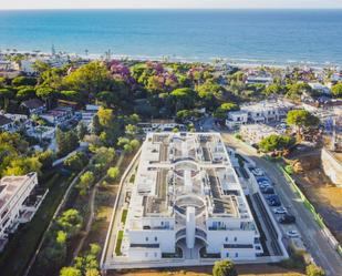 Exterior view of Planta baja for sale in Marbella  with Air Conditioner, Terrace and Swimming Pool