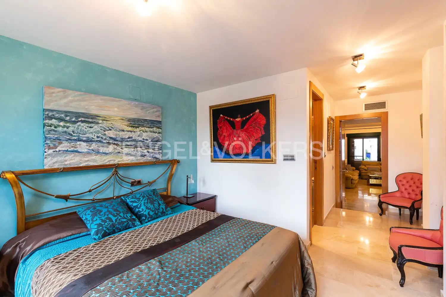 Habitación de Casa adosada en venta en Valencia con Aire acondicionado, Calefacción y Jardín privado