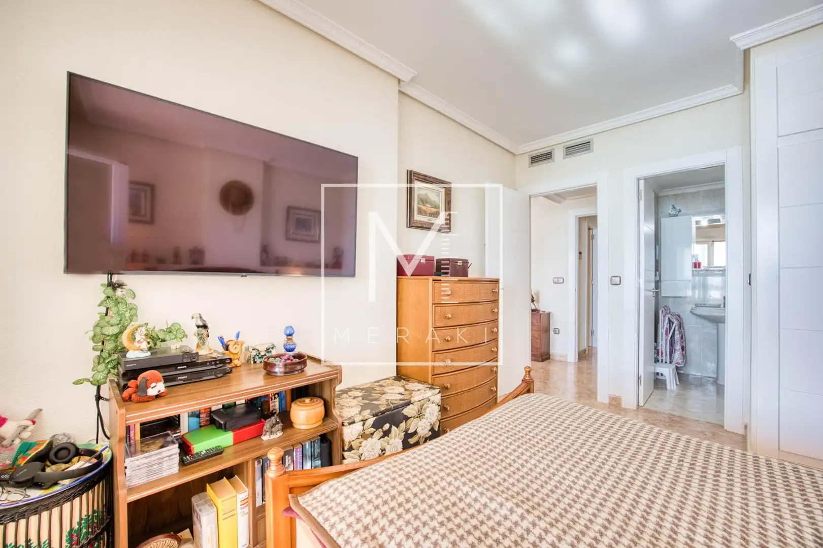 Habitación de Apartamento en venta en Calpe / Calp con Aire acondicionado, Jardín privado y Terraza