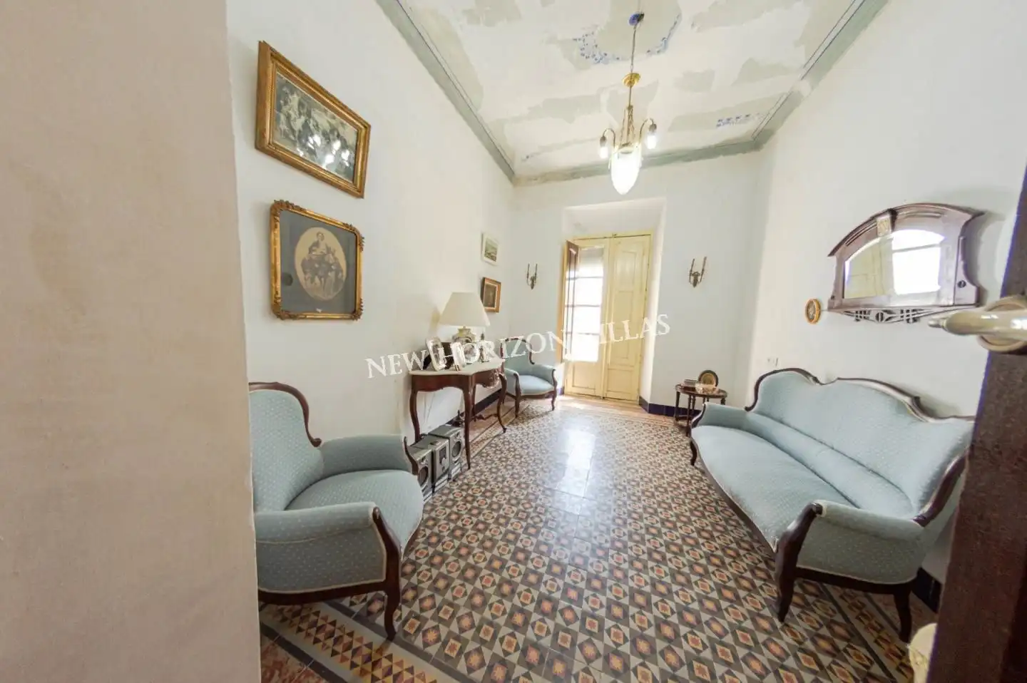 Sala de estar de Casa o chalet en venta en Albox con Aire acondicionado