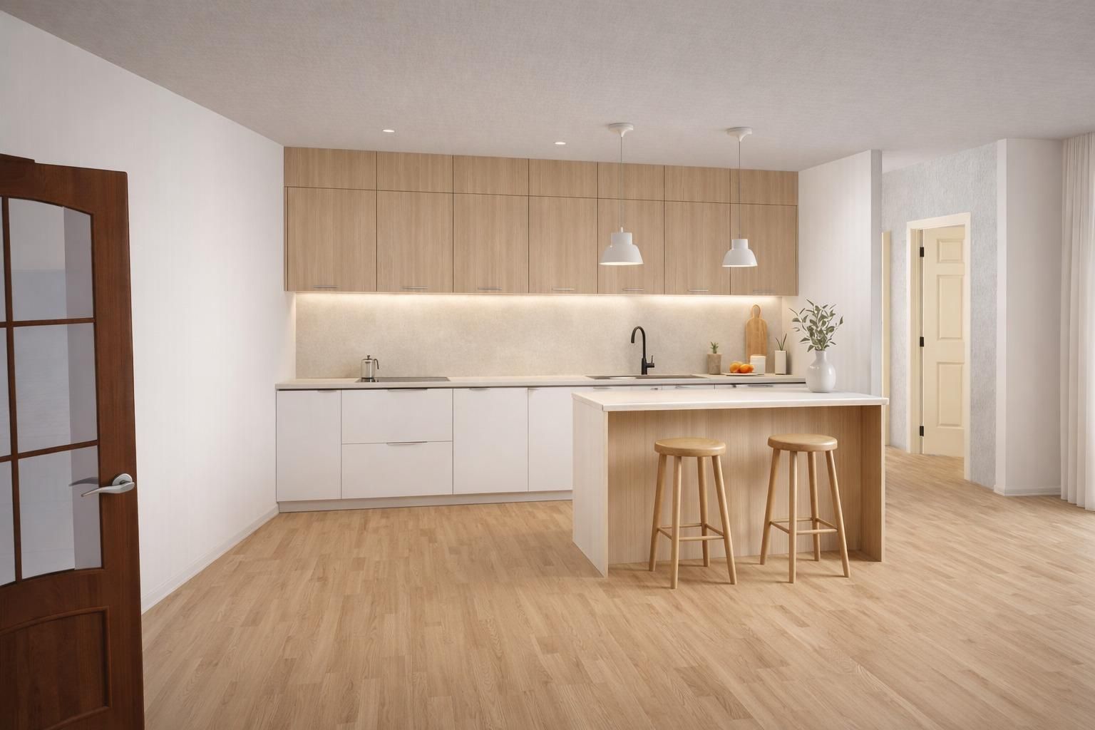 Küche von Wohnungen zum Verkauf in San Fernando mit Parkett