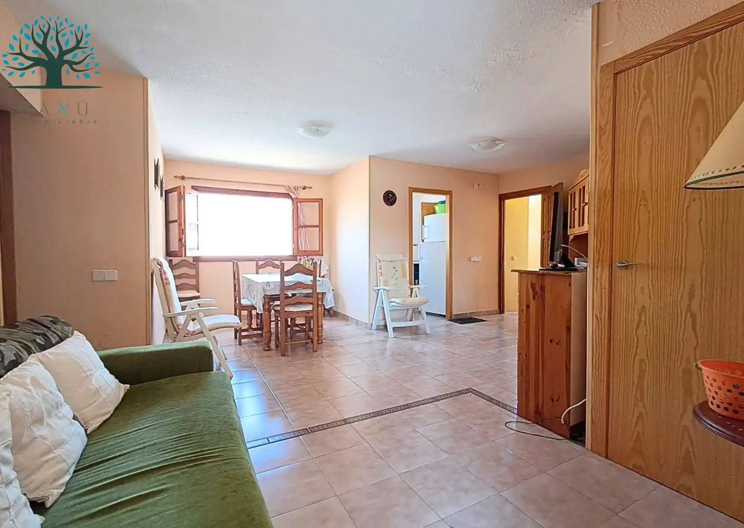 Sala de estar de Apartamento en venta en Mazarrón con Terraza, Trastero y Amueblado