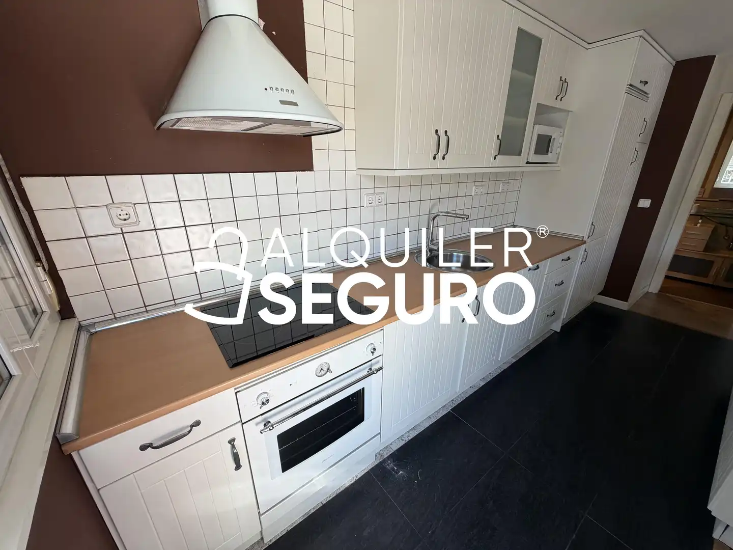 Cocina de Piso de alquiler en Leganés con Aire acondicionado, Calefacción y Amueblado
