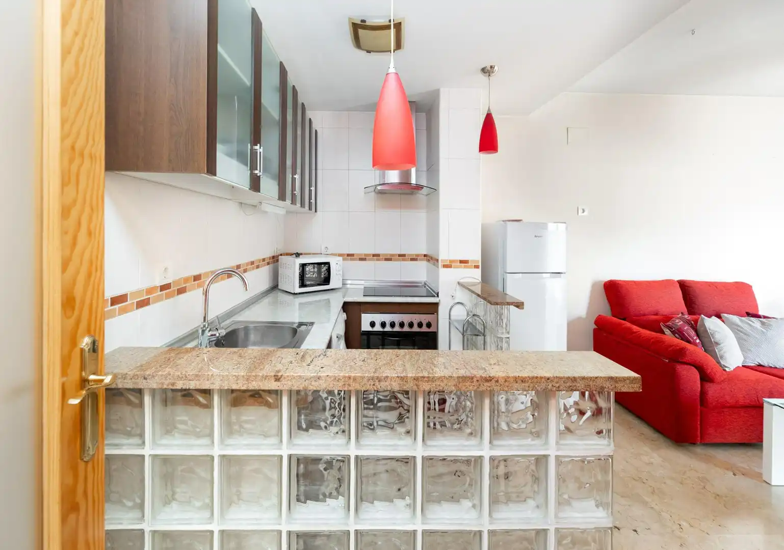 Cocina de Apartamento en venta en Armilla con Terraza y Amueblado